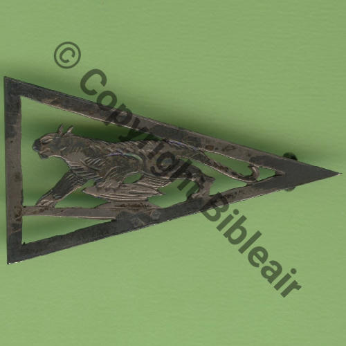 A1421  1918.24 A1421NH BR.127 209e DRILLE 1eRB ou 9e 11eRAB  SM 2Anneaux Dos lisse ARGENT 2Poincons avers Src.Y.GENTY 